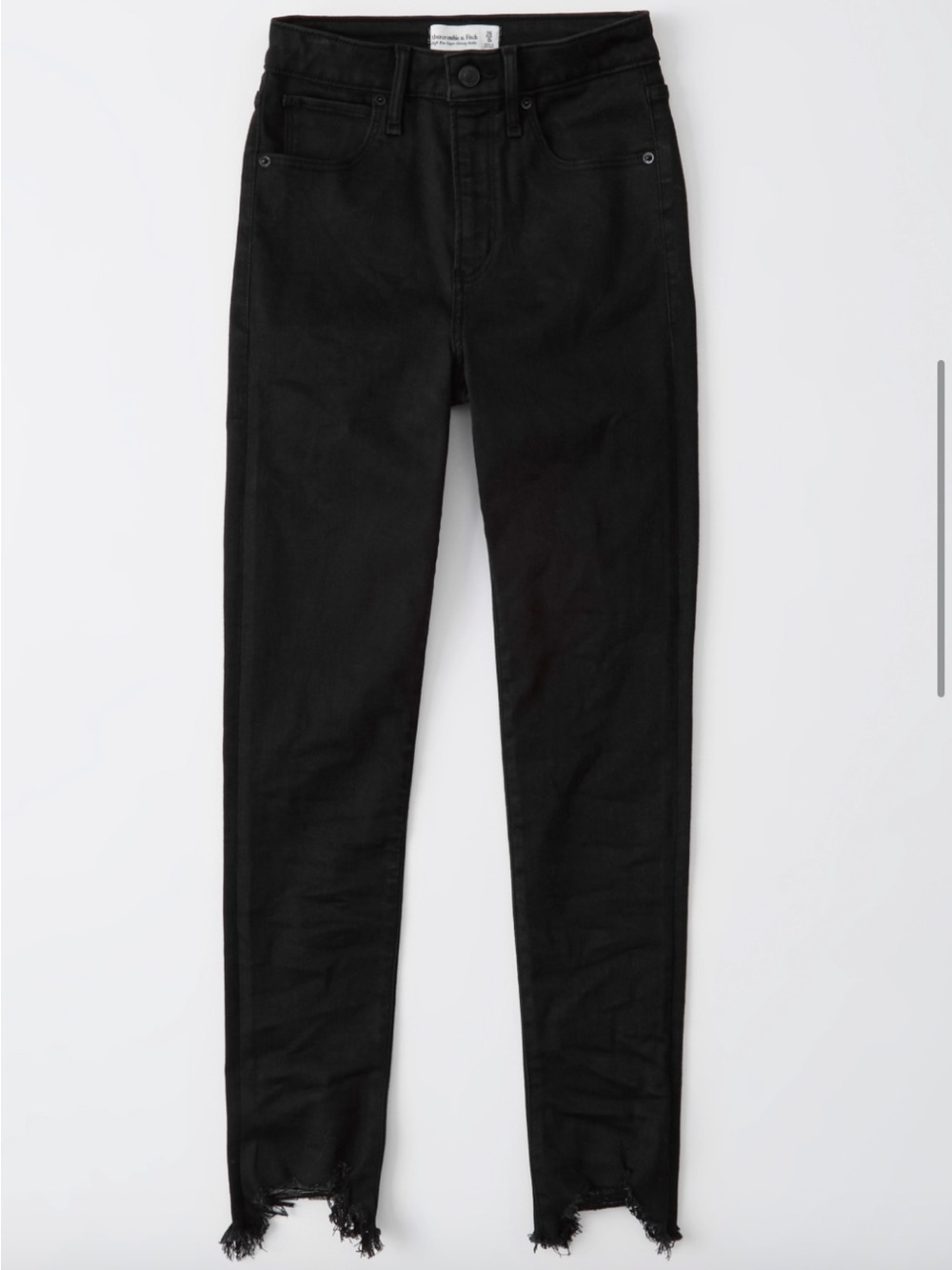 Abercrombie and Fitch Super Skinny Ankle High Rise Denim - Black